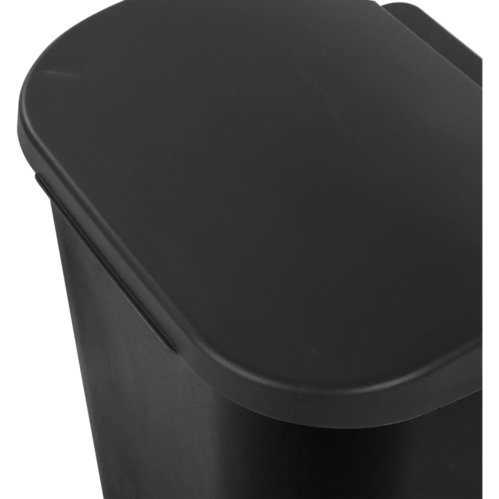 11.3gal Lift Top Waste Basket Black -  Kitchen Trash Can, Fingerprint-Resistant, Indoor Trash Bin